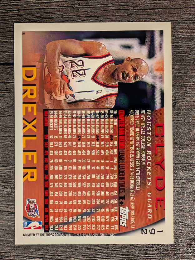 1996-97 Topps #192 Clyde Drexler