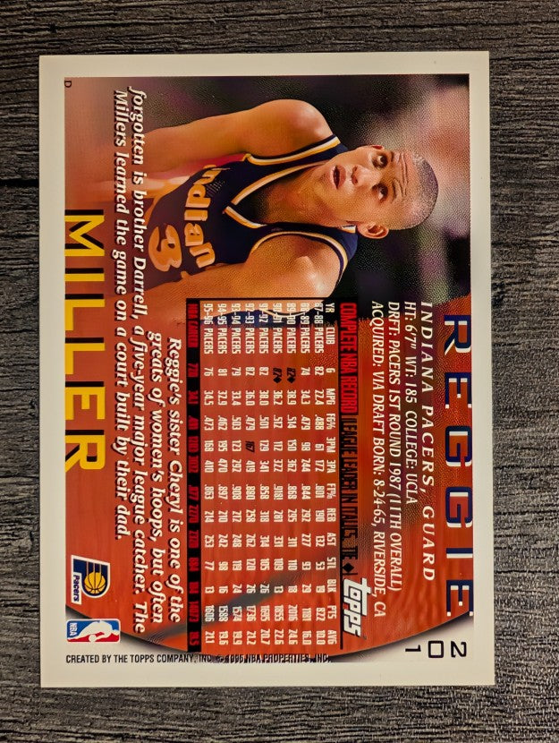 1996-97 Topps #201 Reggie Miller