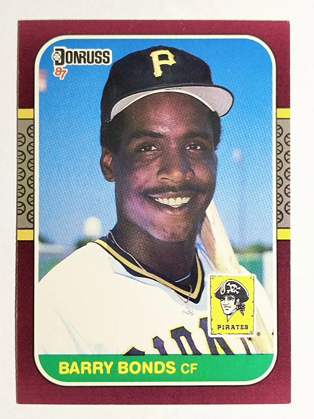 1987 Donruss Opening Day #163B Barry Bonds COR/Photo is Bonds
