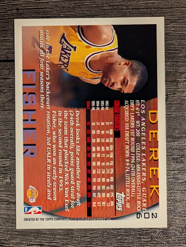 1996-97 Topps #206 Derek Fisher RC