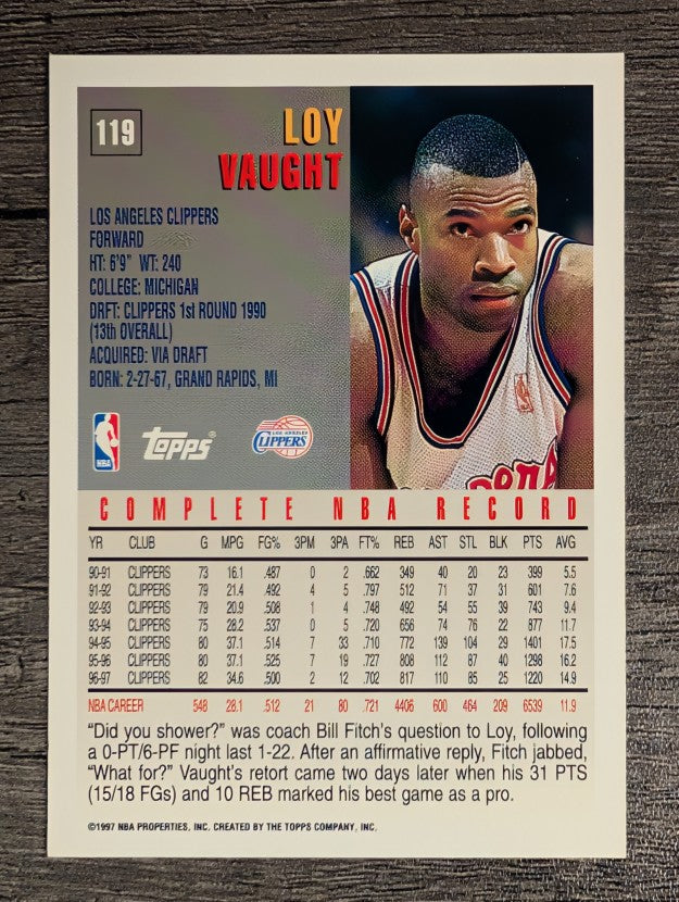 1997-98 Topps #119 Loy Vaught