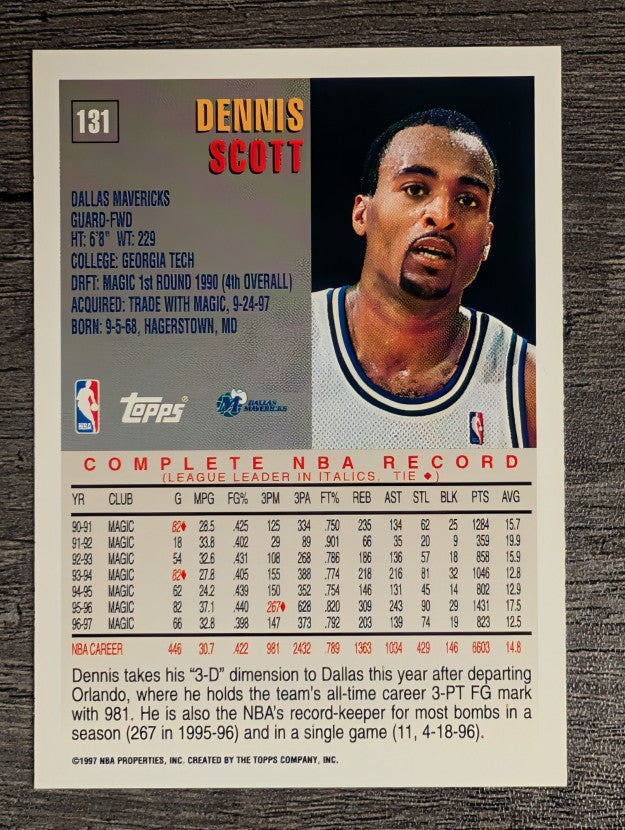1997-98 Topps #131 Dennis Scott