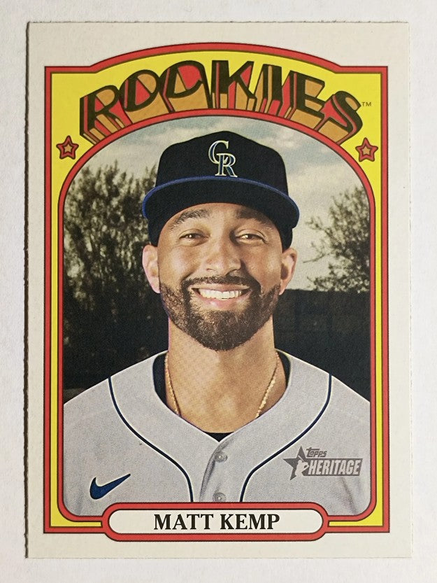 2021 Topps Heritage #348 Matt Kemp