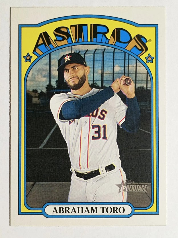 2021 Topps Heritage #349 Abraham Toro