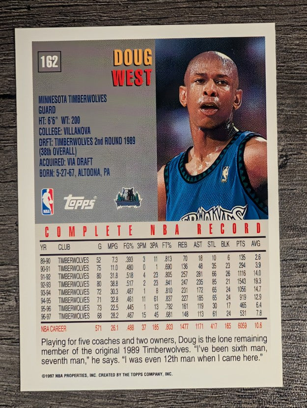 1997-98 Topps #162 Doug West