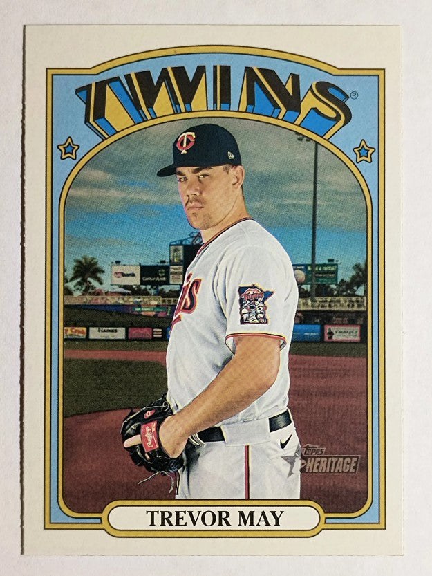 2021 Topps Heritage #350 Trevor May