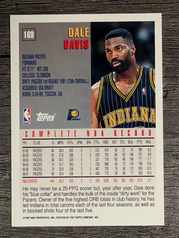 1997-98 Topps #169 Dale Davis