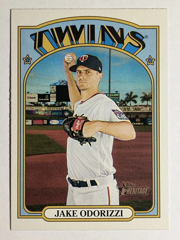 2021 Topps Heritage #351 Jake Odorizzi
