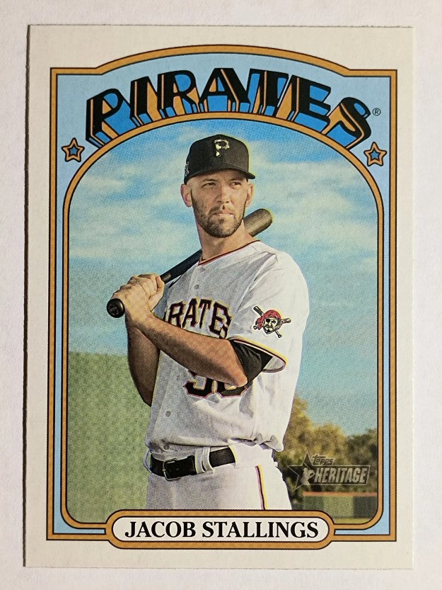 2021 Topps Heritage #352 Jacob Stallings