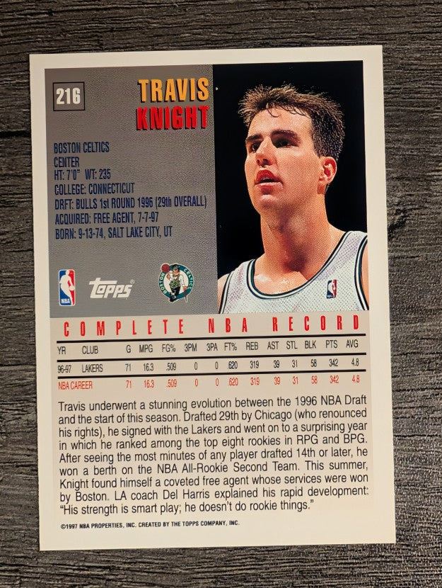 1997-98 Topps #216 Travis Knight