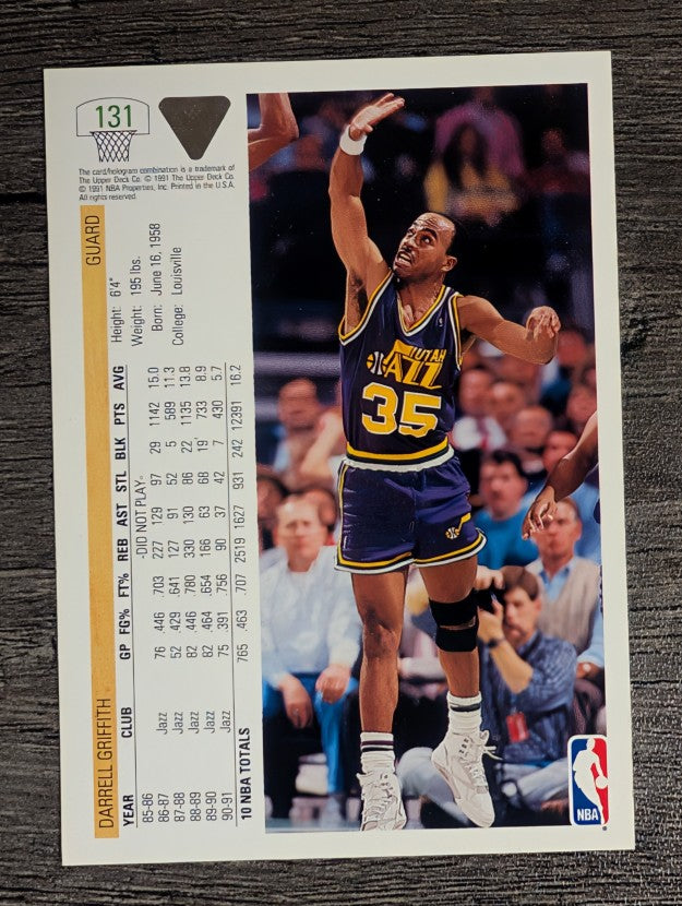 1991-92 Upper Deck #131 Darrell Griffith