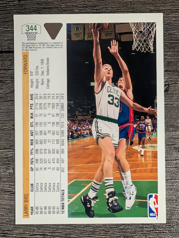 1991-92 Upper Deck #344 Larry Bird