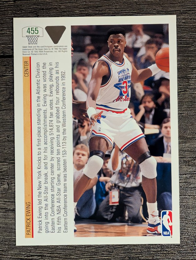1991-92 Upper Deck #455 Patrick Ewing AS