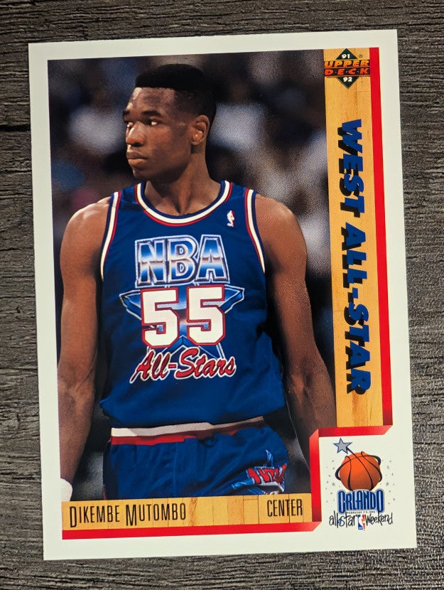 1991-92 Upper Deck #471 Dikembe Mutombo AS