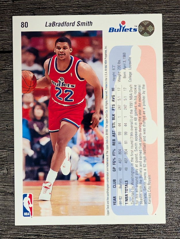 1992-93 Upper Deck #80 LaBradford Smith