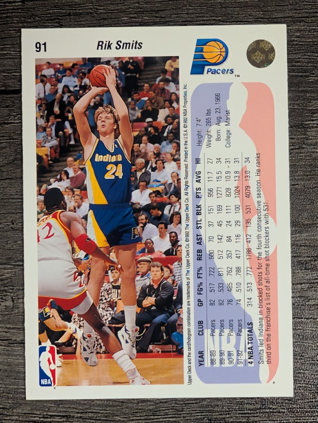 1992-93 Upper Deck #91 Rik Smits