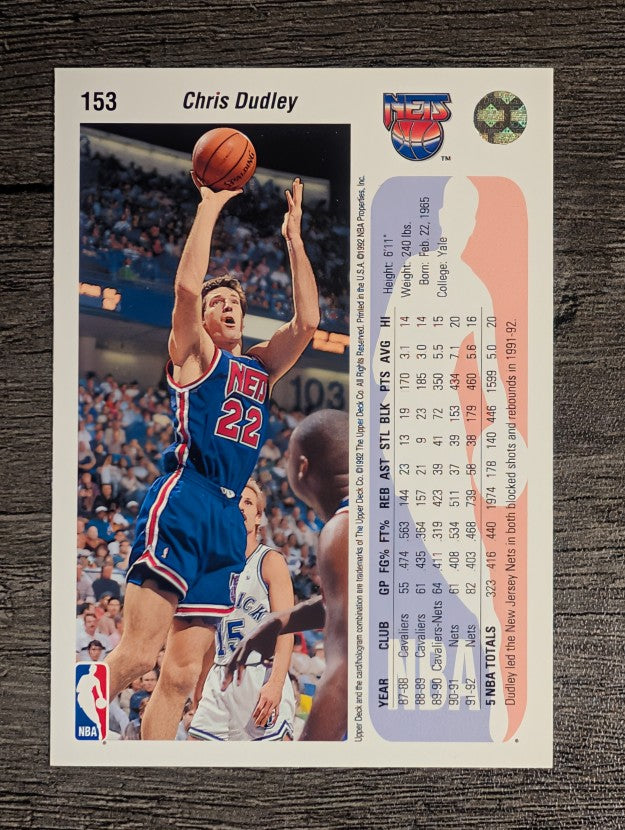 1992-93 Upper Deck #153 Chris Dudley