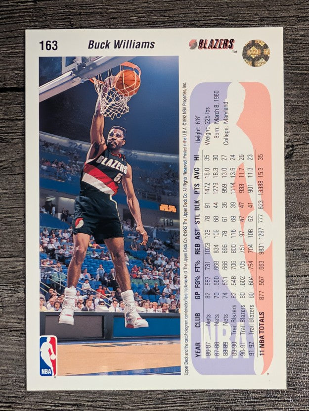 1992-93 Upper Deck #163 Buck Williams