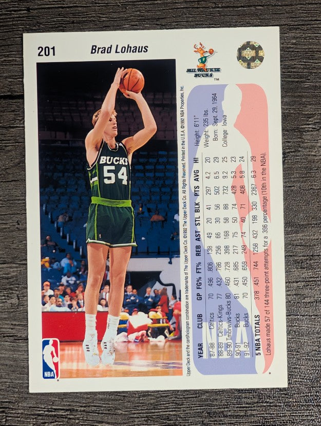 1992-93 Upper Deck #201 Brad Lohaus