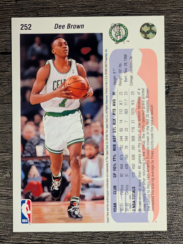 1992-93 Upper Deck #252 Dee Brown