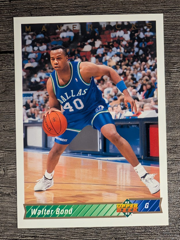 1992-93 Upper Deck #314 Walter Bond RC