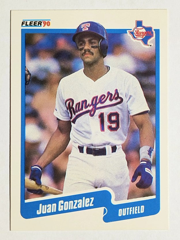 1990 Fleer #297 Juan Gonzalez RC