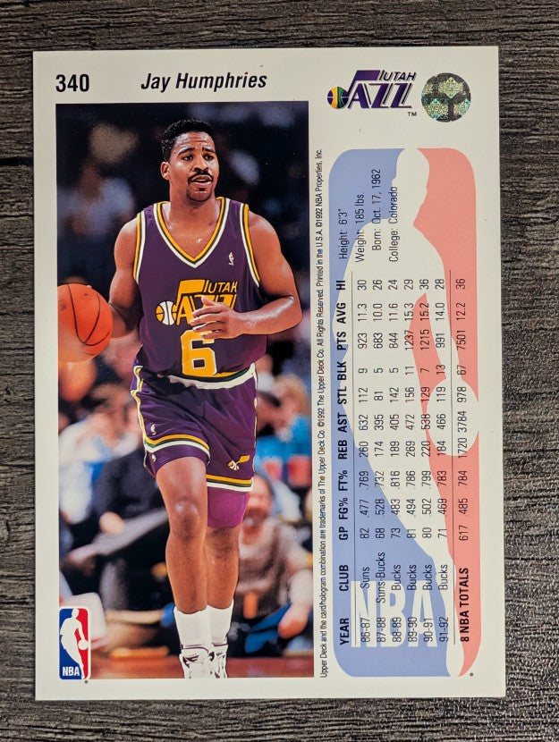1992-93 Upper Deck #340 Jay Humphries