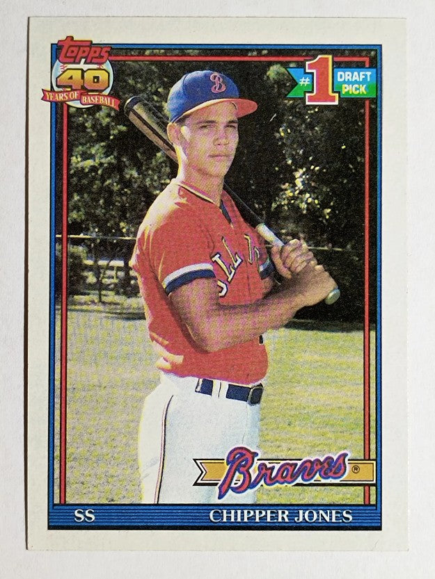 1991 Topps #333 Chipper Jones RC