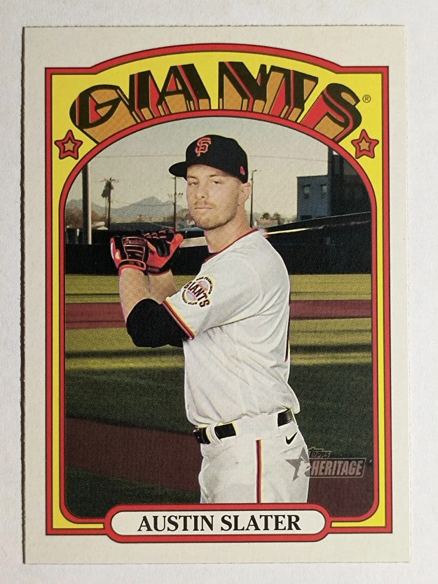 2021 Topps Heritage #362 Austin Slater