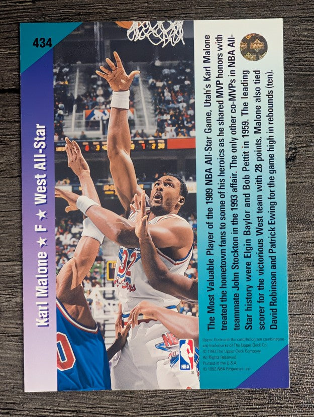 1992-93 Upper Deck #434 Karl Malone AS