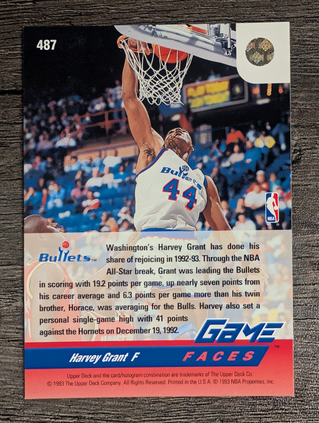 1992-93 Upper Deck #487 Harvey Grant GF