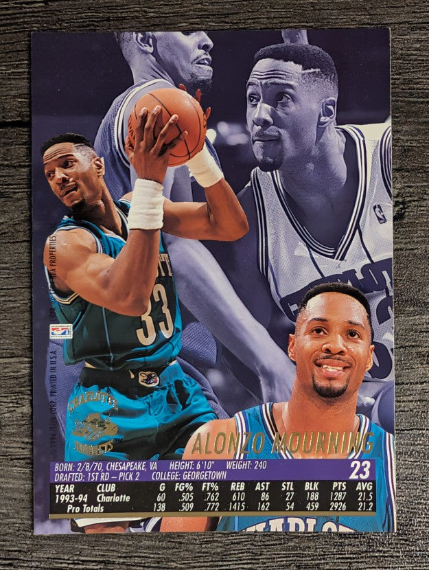 1994-95 Ultra #23 Alonzo Mourning
