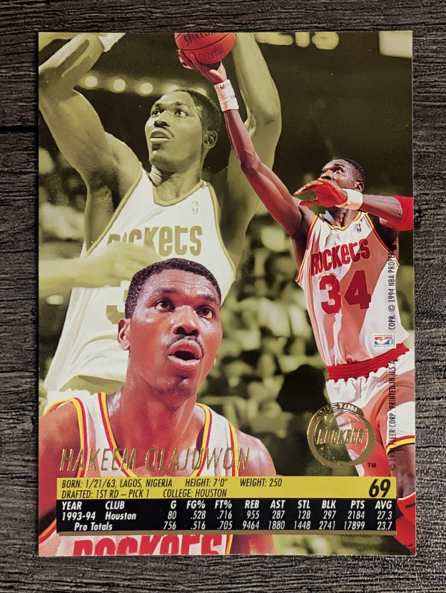 1994-95 Ultra #69 Hakeem Olajuwon