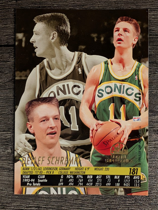 1994-95 Ultra #181 Detlef Schrempf
