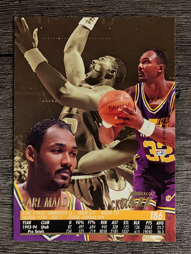 1994-95 Ultra #186 Karl Malone