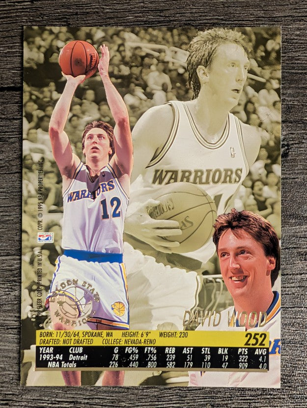 1994-95 Ultra #252 David Wood