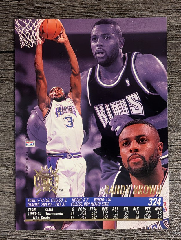 1994-95 Ultra #324 Randy Brown