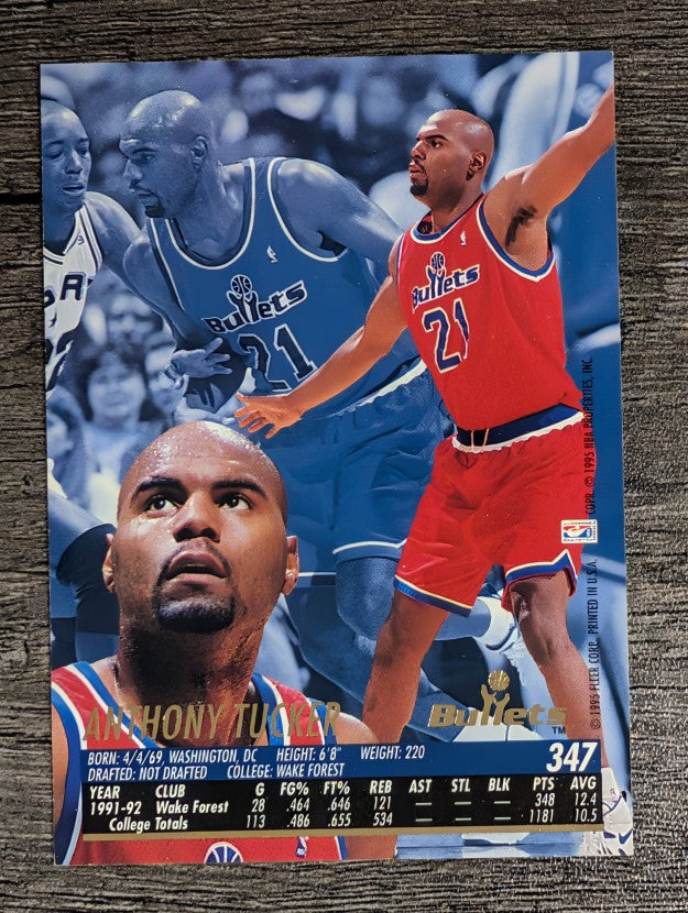 1994-95 Ultra #347 Anthony Tucker RC