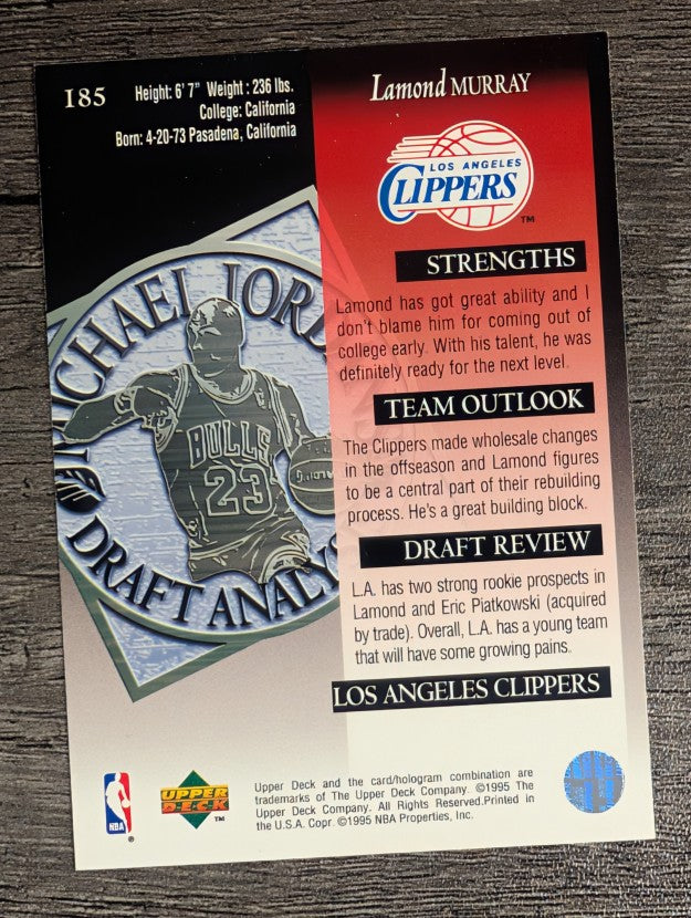 1994-95 Upper Deck #185 Lamond Murray DA