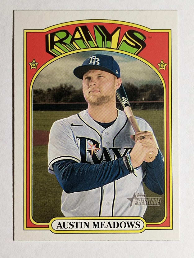 2021 Topps Heritage #364 Austin Meadows