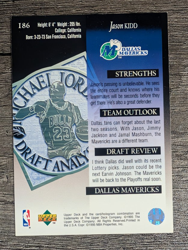 1994-95 Upper Deck #186 Jason Kidd DA