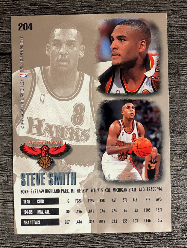 1995-96 Ultra #204 Steve Smith