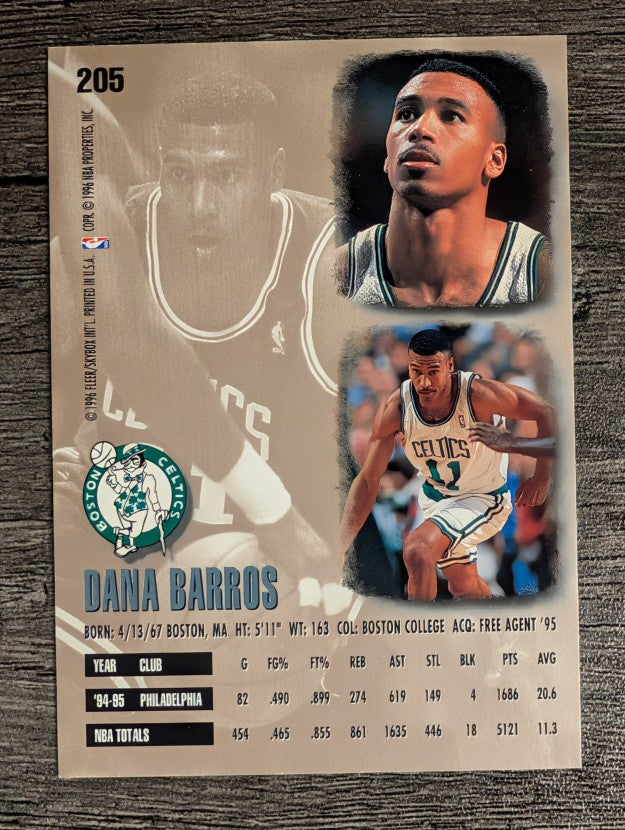 1995-96 Ultra #205 Dana Barros