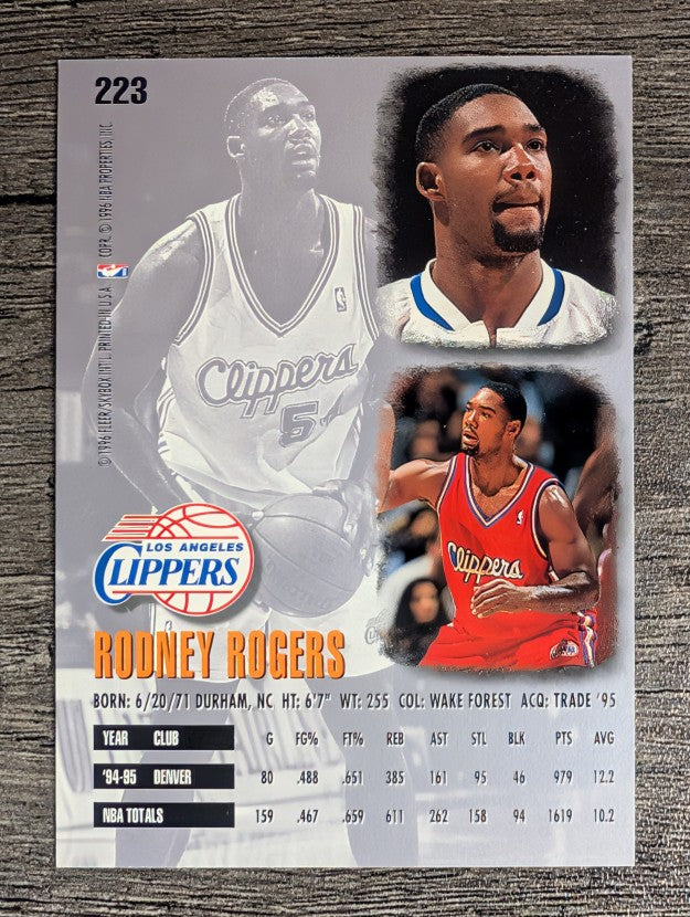 1995-96 Ultra #223 Rodney Rogers