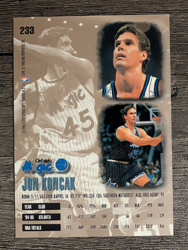 1995-96 Ultra #233 Jon Koncak