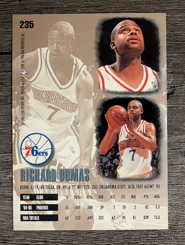 1995-96 Ultra #235 Richard Dumas