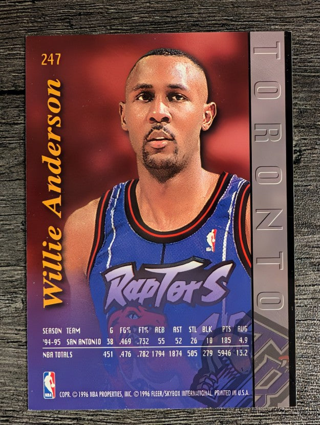 1995-96 Ultra #247 Willie Anderson EXP