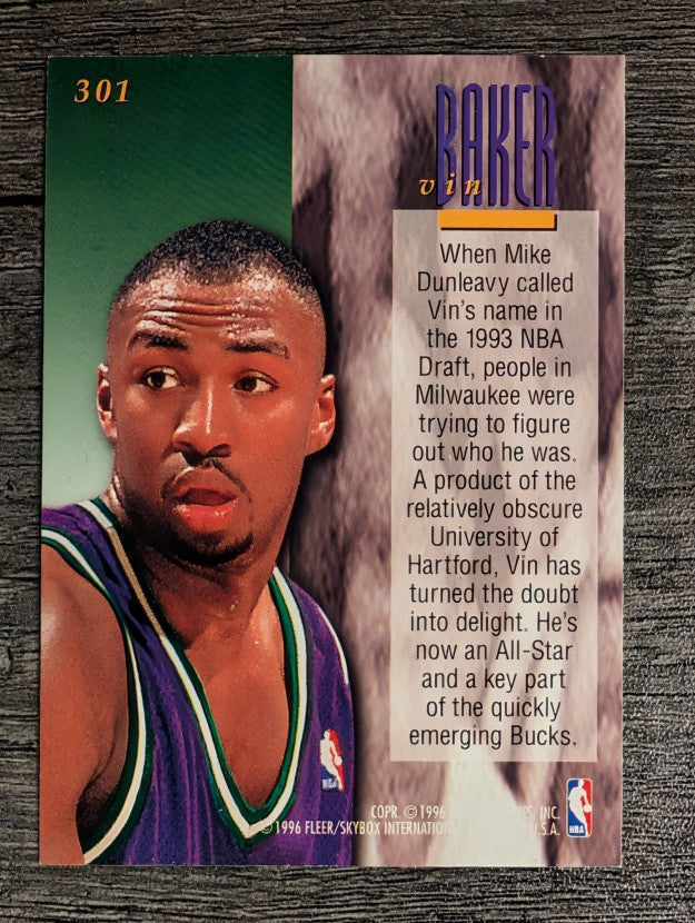 1995-96 Ultra #301 Vin Baker ENC