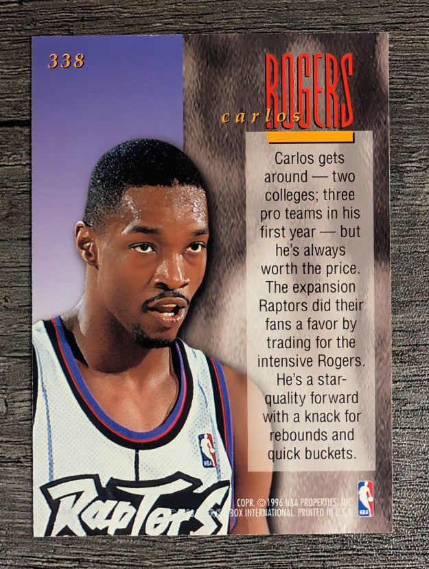 1995-96 Ultra #338 Carlos Rogers ENC