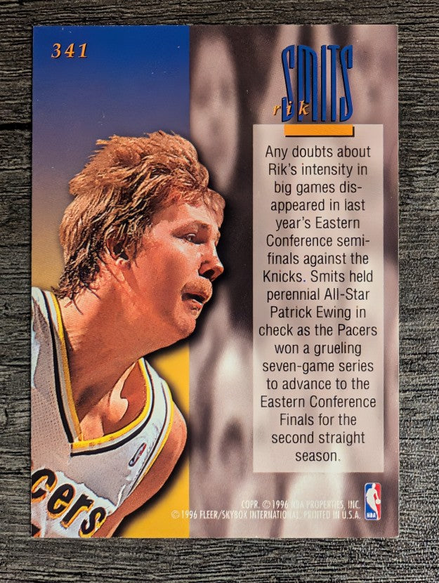 1995-96 Ultra #341 Rik Smits ENC